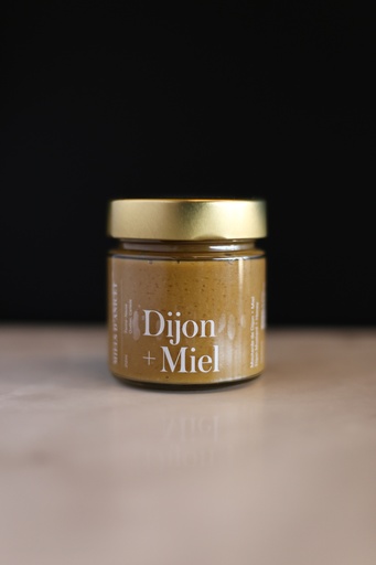 [676299121001] Moutarde Dijon &amp; miel (certifiée biologique) - Miels d'Anicet