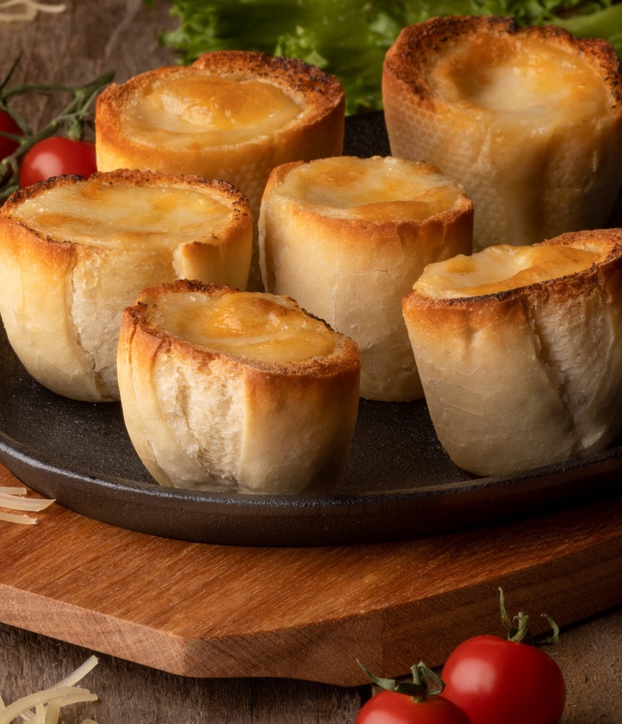 Mini-baguettes au fromage (Suissesse au vin blanc)