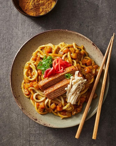 Curry udon Japonais