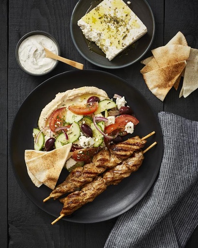  Chicken souvlaki skewer (tzatziki sauce included)