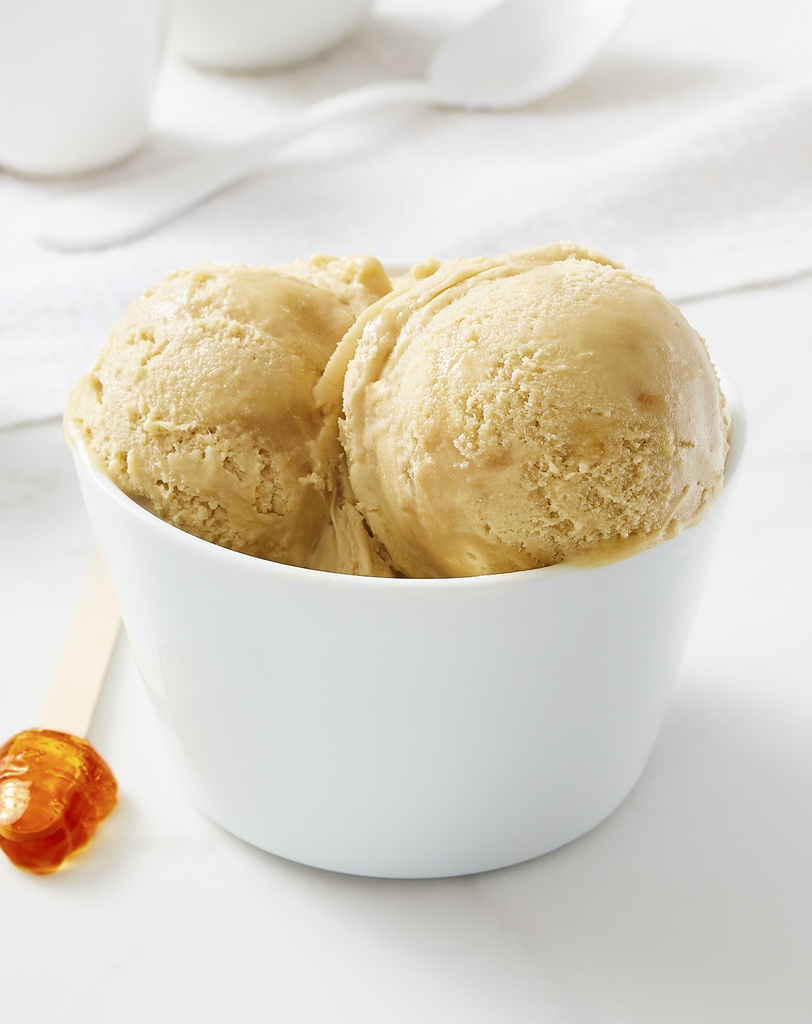 Maple taffy gelato