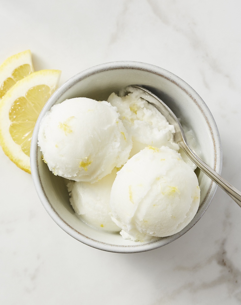 Lemon sorbet