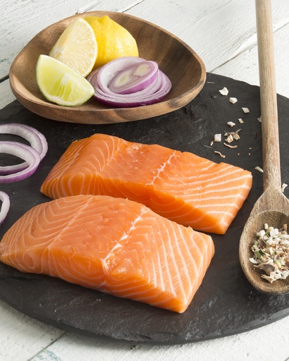 Organic salmon fillet from Ireland