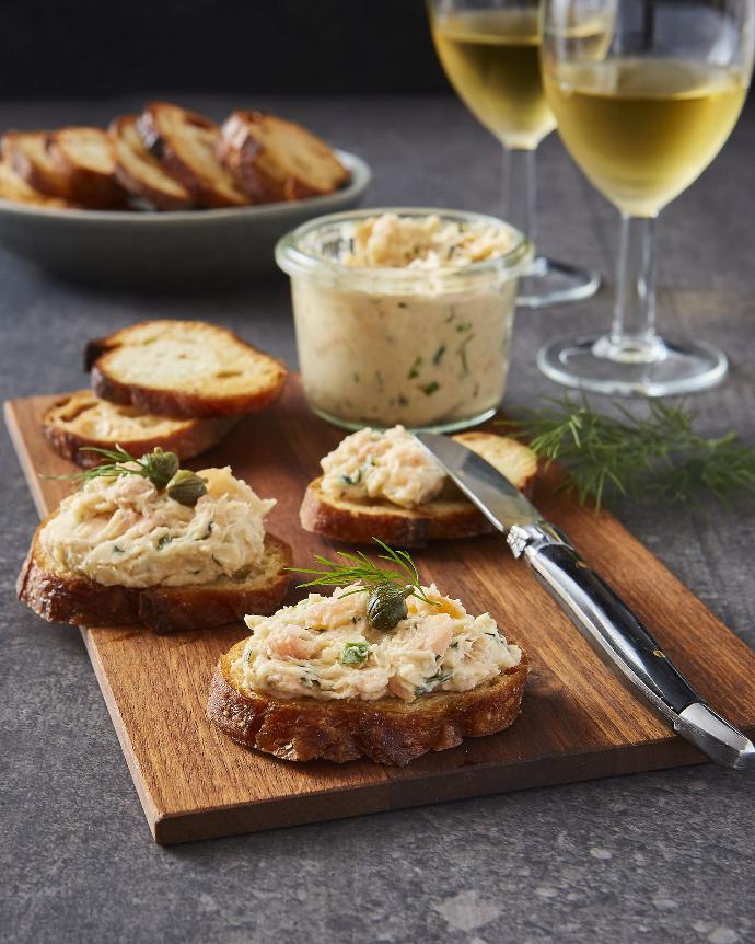 Salmon rillette